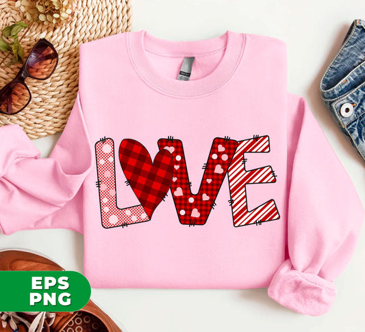 This Valentine's Day, express your love with our Love Text Png Sublimation set. The heart pattern and groovy design make it the perfect gift for your valentine. With digital files included, easily customize and create personalized gifts.