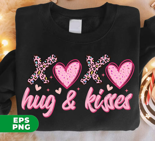 Celebrate Valentine's Day with our unique Xoxo, Hug And Kisses design! This digital file features a playful leopard Valentine print, perfect for creating personalized gifts. Use our PNG sublimation format for high-quality printing. Spread the love with this one-of-a-kind design.