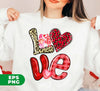 Love Gnome, My Love, Valentine Pattern, Leopard Love, Digital Files, Png Sublimation