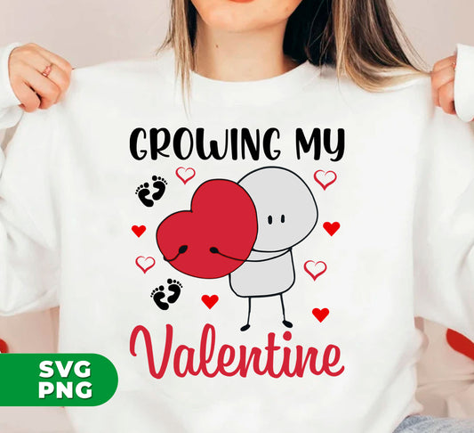 Celebrate your love this Valentine's Day with our Growing My Valentine digital files. Show your affection with Love My Valentine or My Love designs, perfect for a heartfelt gift. These high-quality PNG sublimations will be sure to bring joy to your special someone.
