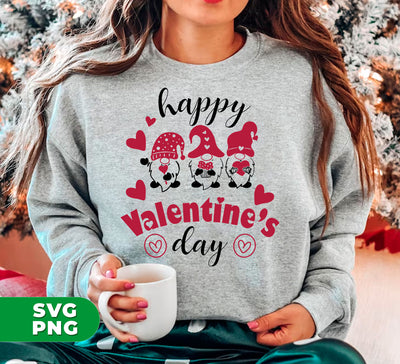 Happy Valentine's Day, Valentine Gnome, Cute Gnome, Digital Files, Png Sublimation