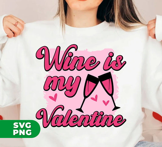 Elevate your love for wine with this digital set. Perfect for wine lovers, enjoy the "Wine Is My Valentine" and "Love Wine" designs. Create unique decorations, shirts, or gifts with these high-quality png files. Let your passion for wine shine with the best wine-themed designs.