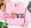 Love Valentine, Leopard Lover, Pink Cup Of Coffee, Digital Files, Png Sublimation