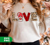 Love Text Design, Red Gnome, Leopard Pattern, Digital Files, Png Sublimation