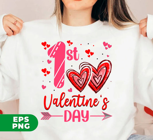 Celebrate your first Valentine's Day with your loved one by capturing the moment with My First Valentine's Day - Valentine With You, First Love digital files. These high-quality PNG sublimation designs are perfect for creating personalized gifts and keepsakes. Preserve your special memories with professional-grade prints.