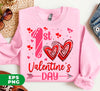 My First Valentine's Day, Valentine With You, First Love, Digital Files, Png Sublimation