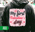 Celebrate your love with Love This Day! Perfect for My First Valentine, Couple Anniversary Day, these digital files in PNG sublimation format capture the essence of your special day. Professionally designed and high-quality, make your celebration unforgettable.