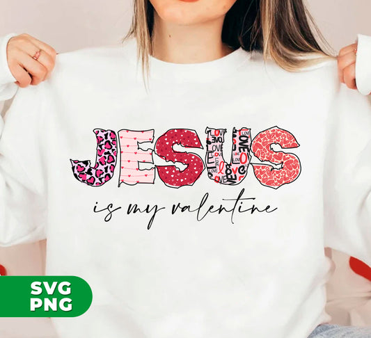 Show your love for Jesus with our "Jesus Is My Valentine" digital files. This Valentine pattern is perfect for any Christian who wants to celebrate their faith on this special day. Our high-quality PNG sublimation ensures a clear and crisp design that represents your love for Jesus.