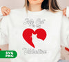 My Cat Is My Valentine, Cat Silhouette, Cat In Heart, Digital Files, Png Sublimation