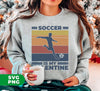 Soccer Is My Valentine, Retro Football, Retro Valentine, Digital Files, Png Sublimation