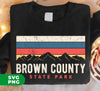 Brown County State Park, Retro Brown County, State Park, Digital Files, Png Sublimation