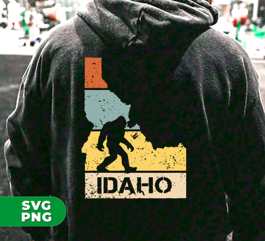 Get ready to embrace your love for Idaho with our Idaho Lover bundle! Featuring high-quality digital files in PNG format, this bundle includes Idaho Human, Retro Idaho, and Big Foot Silhouette designs. Perfect for sublimation projects, this bundle is a must-have for any Idaho enthusiast. Order now and show off your Idaho pride with these expertly crafted designs.