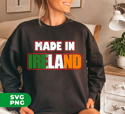 Show your love for Ireland with our digital files featuring a retro Ireland design, perfect for sublimation. Proudly made in Ireland with love. Bring a touch of Irish charm to your creations with our high-quality png files.
