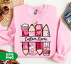 Custom Name, Pink Pencil, Customize Valentine, Personalize Name, Digital Files, Png Sublimation