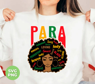 Black Education, Para Black, Black Teacher, Brave Woman, Digital Files, Png Sublimation