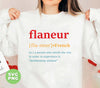 Flaneur French, Retro Flaneur, Flaneur Definition, Strolls City, Leisure Girl, Digital Files, Png Sublimation