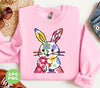 Flower Bunny, Easter Bunny, Cute Bunny, Floral Bunny, Digital Files, Png Sublimation