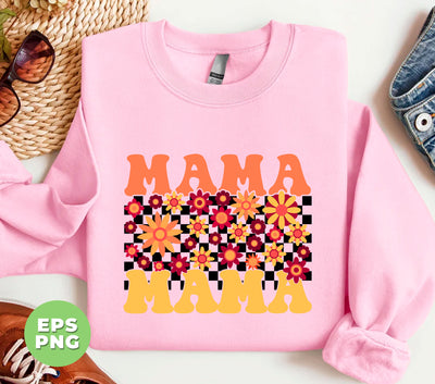 Mama Lover, Groovy Mama, Mother's Day Gift, Gift For Mom, Digital Files, Png Sublimation