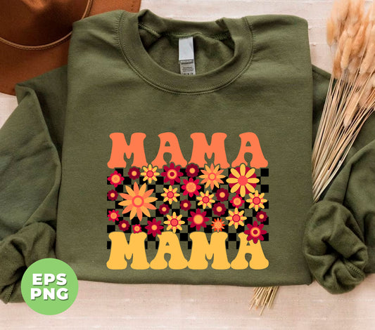 Mama Lover, Groovy Mama, Mother's Day Gift, Gift For Mom, Digital Files, Png Sublimation