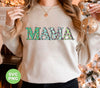 Green Flower Mama, Love Mama, Mother's Day Gift, Digital Files, Png Sublimation