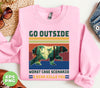 Go Outside, Worst Case Scenario, A Bear Kills You, Camping, Hiking, Adventure, Digital Files, Png Sublimation