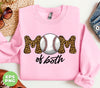 Mom Of Both, Baseball Mom, Love Baseball, Love Mom, Digital Files, Png Sublimation