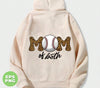 Mom Of Both, Baseball Mom, Love Baseball, Love Mom, Digital Files, Png Sublimation