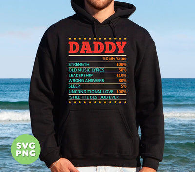 Daddy Daily Value, Father's Day Gift, Love Father, Dad Gifts, Digital Files, Png Sublimation