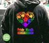 Pride Month, We Are Together, Love LGBT, LGBT Day Gifts, Digital Files, Png Sublimation