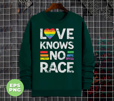 Love Knows No Race, LGBT Day Gift, Pride Month, Digital Files, Png Sublimation