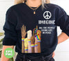 Imagine All The People Living Life In Peace, LGBT Respect, Digital Files, Png Sublimation