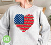 July 4th, American Flag, American Heart, Leopard America, Digital Files, Png Sublimation