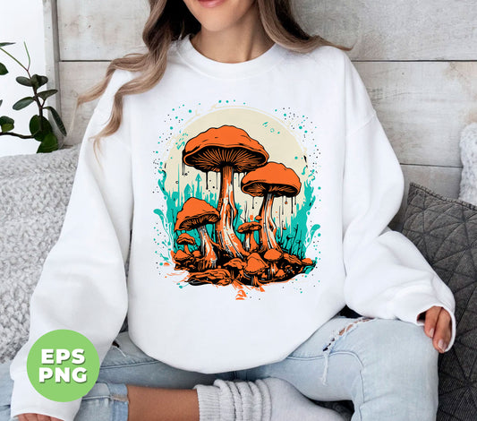 Mushroom Forest, Love Mushroom, Mushroom Lover, Digital Files, Png Sublimation