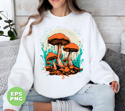 Mushroom Forest, Love Mushroom, Mushroom Lover, Digital Files, Png Sublimation