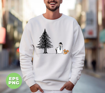 Snowman With Capypara, Cute Squirrel, Xmas Tree, Digital Files, Png Sublimation