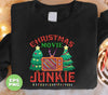 Christmas Movie Junkie, Christmas Tree, Retro Christmas, Xmas Gift, Christmas Junkie, Digital Files, Png Sublimation