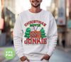 Christmas Movie Junkie, Christmas Tree, Retro Christmas, Xmas Gift, Christmas Junkie, Digital Files, Png Sublimation