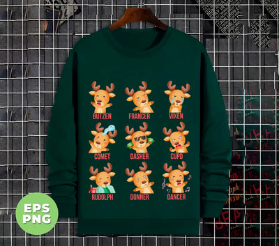 Retro Christmas, Reindeer Rudolph, Groovy Christmas, Merry Vibes, Trendy Xmas, Christian Gift, Digital Files, Png Sublimation