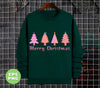 Merry Christmas, Trendy Christmas, Pinky Christmas Tree, Digital Files, Png Sublimation