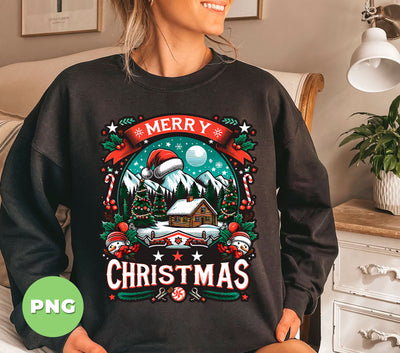 Merry Christmas, Trendy Christmas, Gingerbread House, Mountain Wear Xmas Hat, Digital Files, Png Sublimation