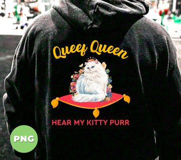 Queef Queen PNG, Funny Cat Adult Humor Sublimation Design, Sassy Kitty Meme Graphic, Dirty Bachelorette Gift, Naughty Shirt Printable