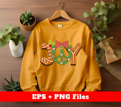 Joy Christmas, Gingerbread For Xmas, Merry Christmas, Trendy Christmas, Svg Files, Png Sublimation