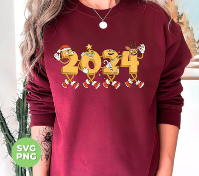 2024 Come Here, Happy 2024, Merry Christmas 2024, Svg Files, Png Sublimation