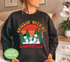 Experience the nostalgia of the season with "Chillin's With My Snowmies". This unique design features a retro snowman and snowman family, perfect for trendy Christmas apparel. With a high-quality Png sublimation, you can enjoy the holidays in style and comfort.