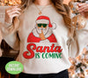 Santa Is Coming, Cool Santa, Funny Santa, Merry Christmas, Png Sublimation