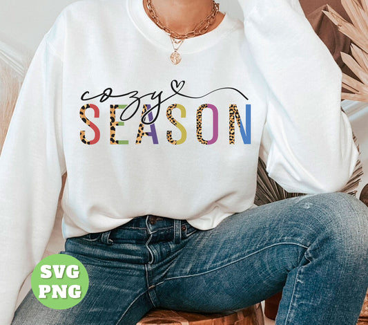 Celebrate the changing of seasons with Love Cozy Season. Embrace the comfort of fall with our Leopard Style design and show off your love for all things cozy. Our unique Png Sublimation process ensures lasting quality for Cozy Lovers everywhere.