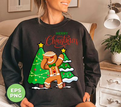 Funny Gingerbread, Dabbing Gingerbread, Funny Christmas, Digital Files, Png Sublimation