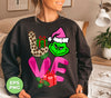 Love Grinch, Pink Grinch, Funny Love Grinch, Trendy Grinch, Digital Files, Png Sublimation