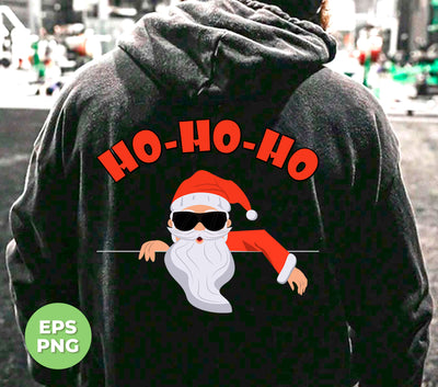 Ho Ho Ho, Funny Santa Claus, Cool Santa, Santa Jump To The House, Digital Files, Png Sublimation