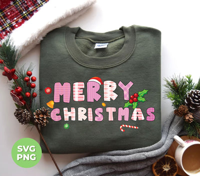 Merry Christmas, Pinky Christmas, Pink Lover, Christmas Lover, Digital Files, Png Sublimation